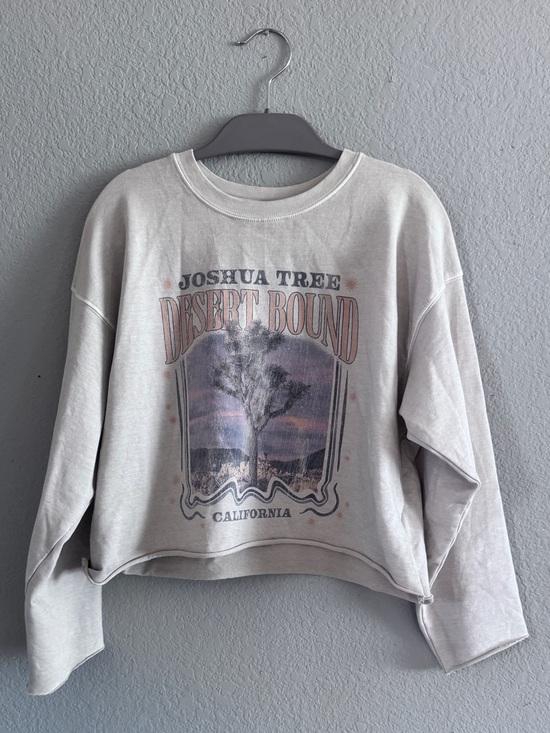 Girl Dangerous Tops - Girl Dangerous Joshua Tree Desert Bound Long sleeve crop tee XS Sand like new.